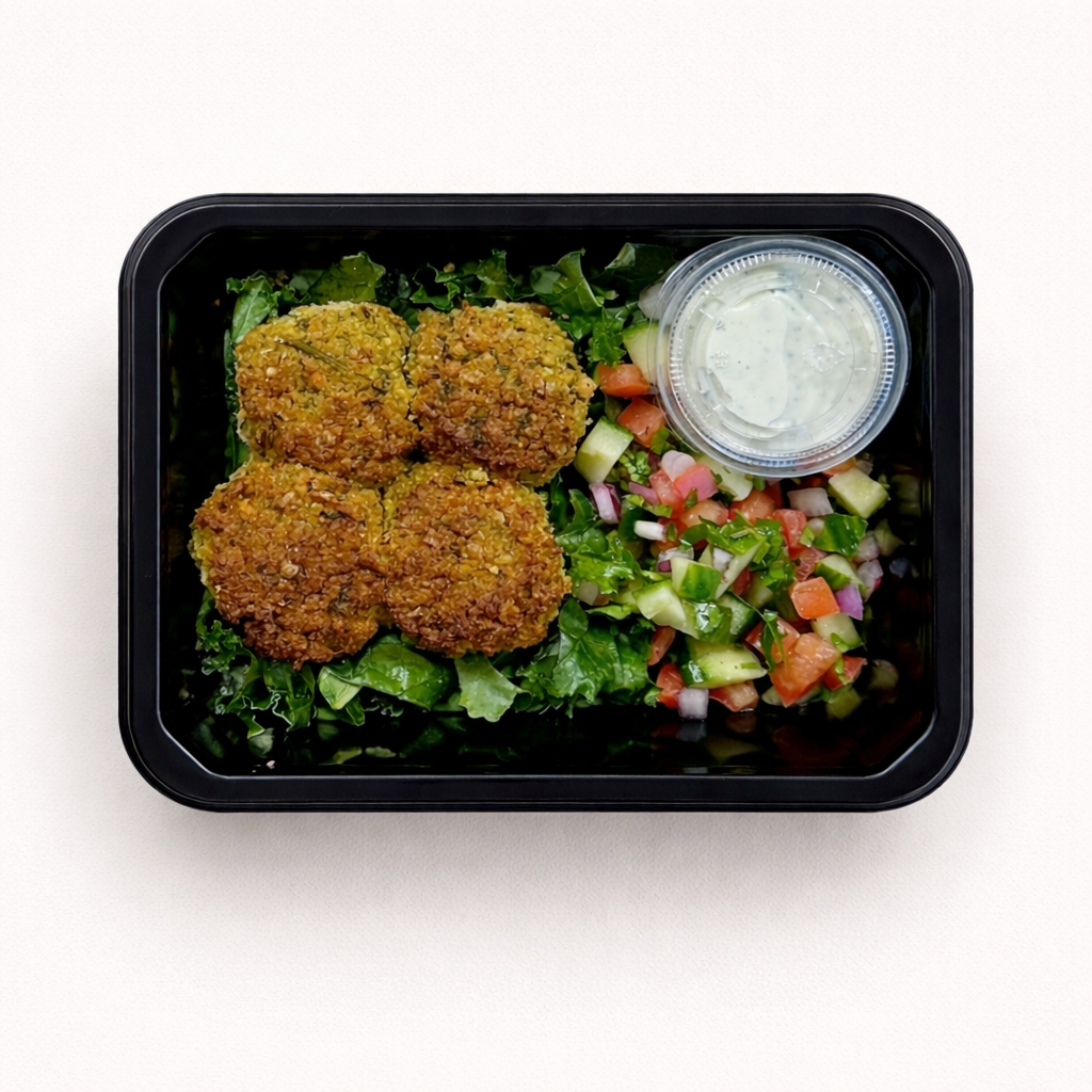 Plant Based Falafel with Shirazi Salad