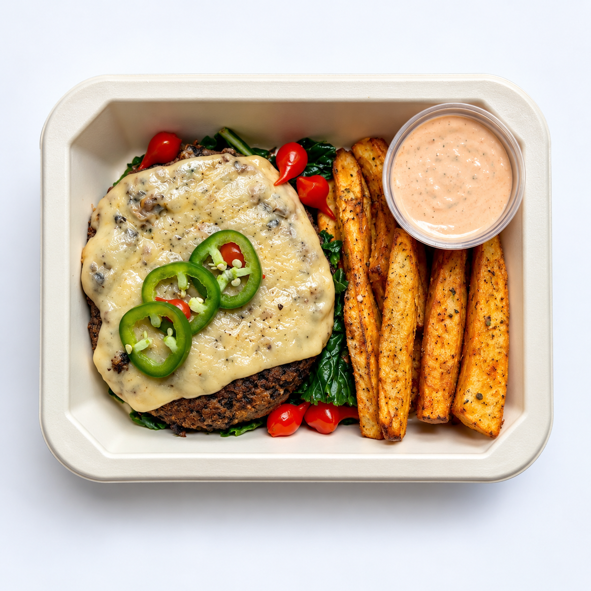 Black Bean Gouda Burger