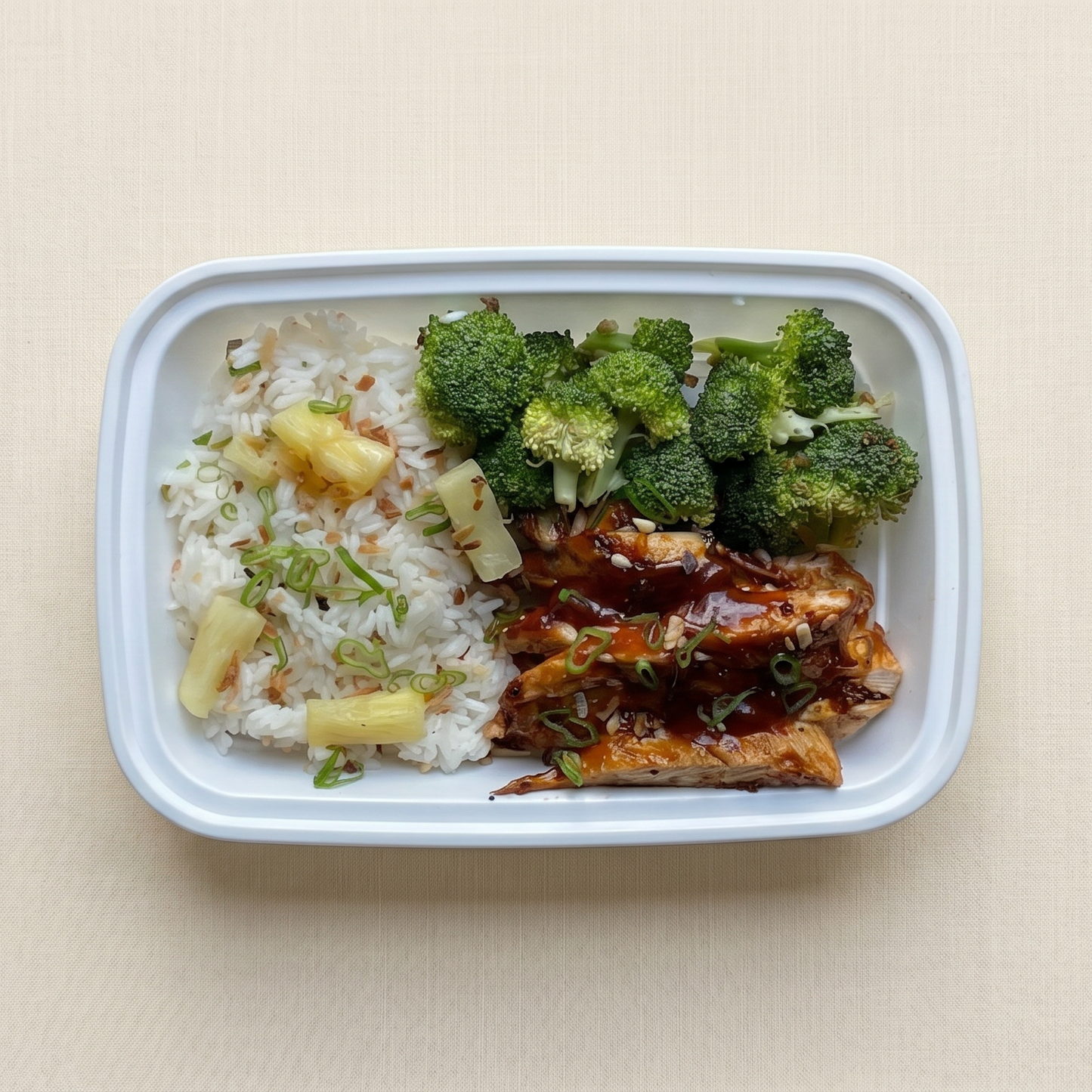 Hawaiian BBQ Chicken with Coconut Rice