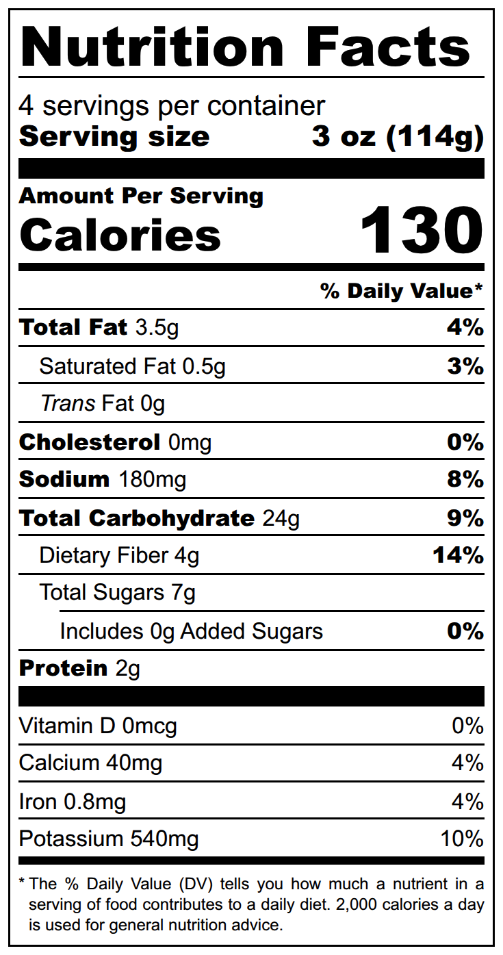Selecciona tu Carbohidrato (4 Porciones)