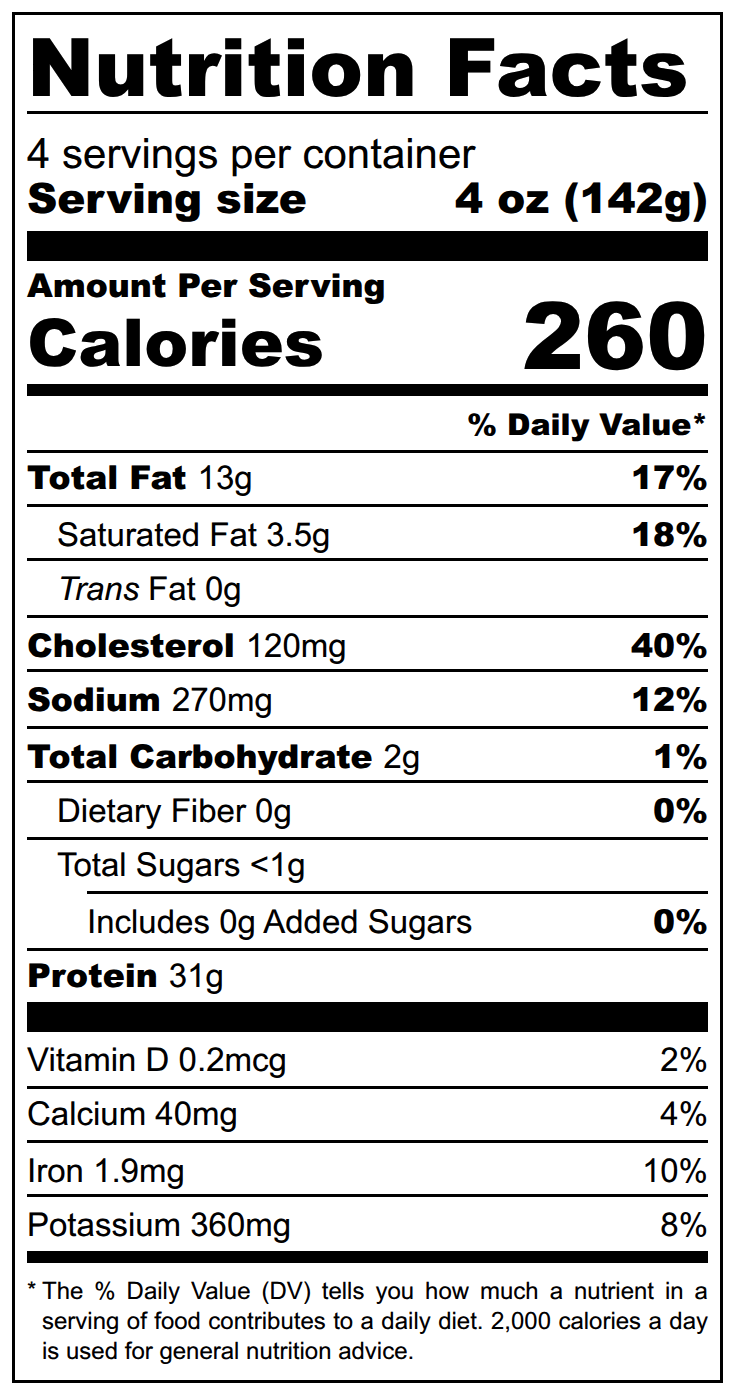 Select Your Sauce: Ground Turkey (4 Servings)