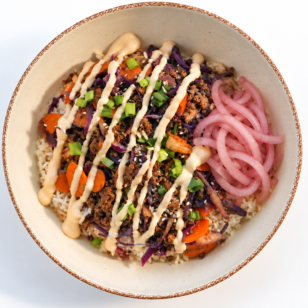 Korean Beef Bowl with Coconut Aminos