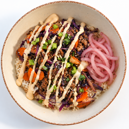 Korean Beef Bowl with Coconut Aminos