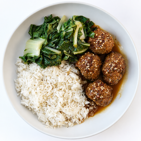 Sticky Asian Turkey Meatballs