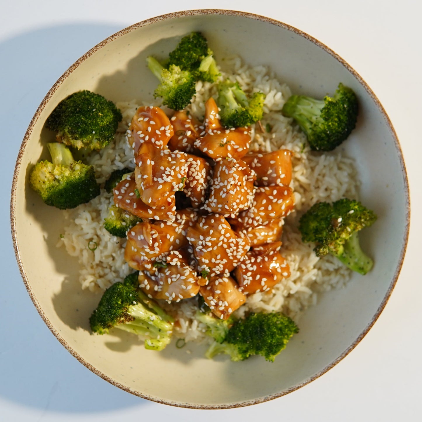 Sweet and Sour Orange Chicken Bowl