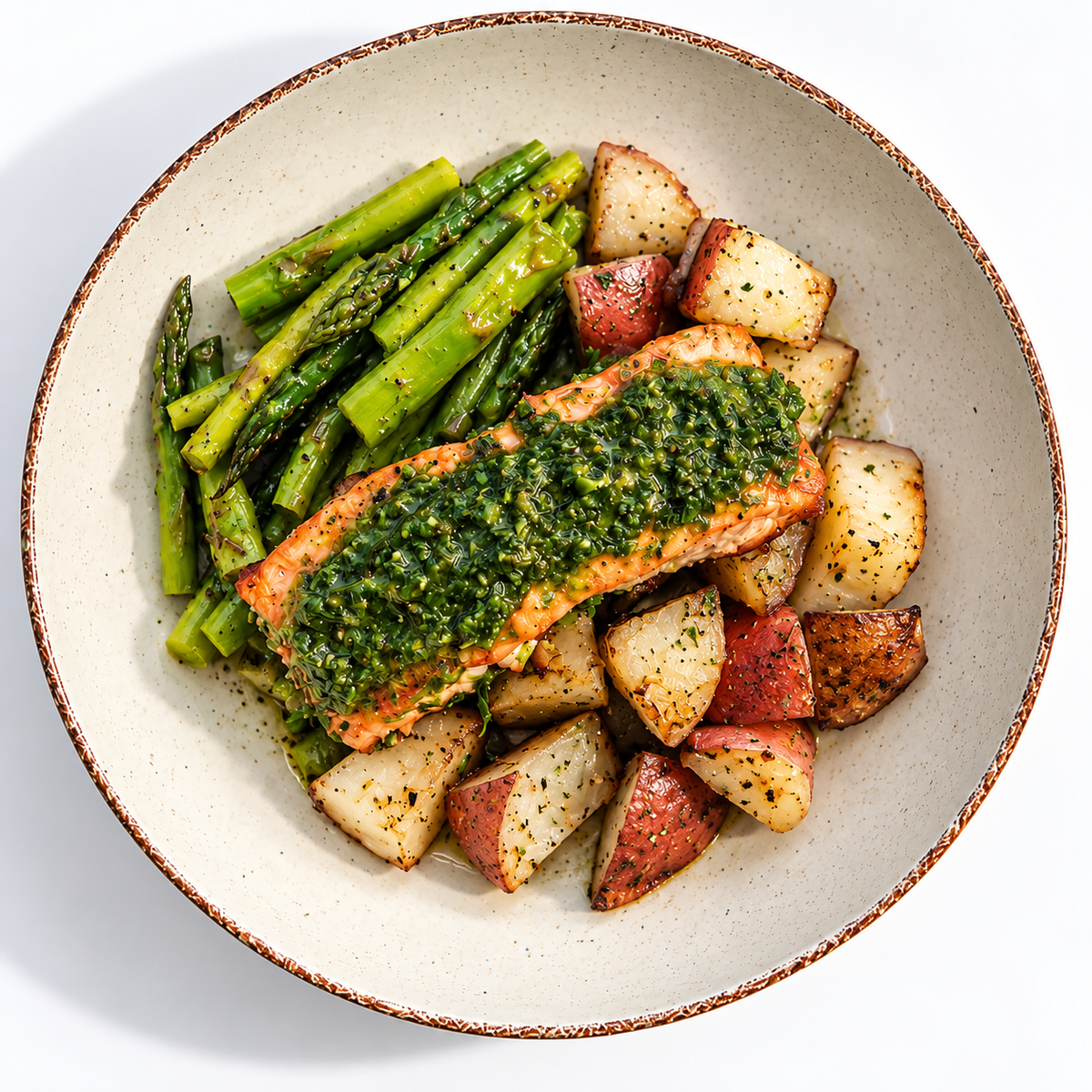 Baked Pesto Salmon