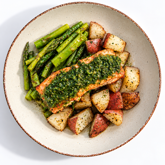 Baked Pesto Salmon