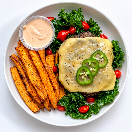 Black Bean Gouda Burger
